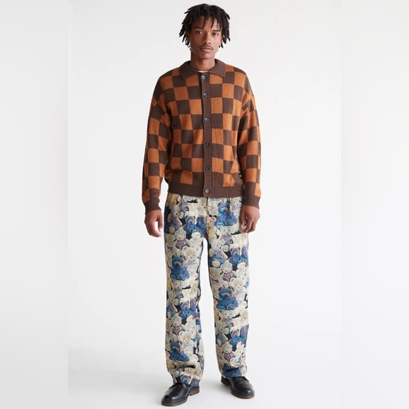 Teddy Fresh Men's Tapestry Trouser Pant Size 30 - Picture 15 of 15